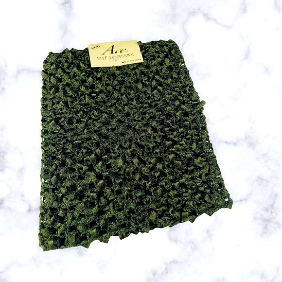 Vintage Accessories Vintage Olive Hunter Green Hair Accessory